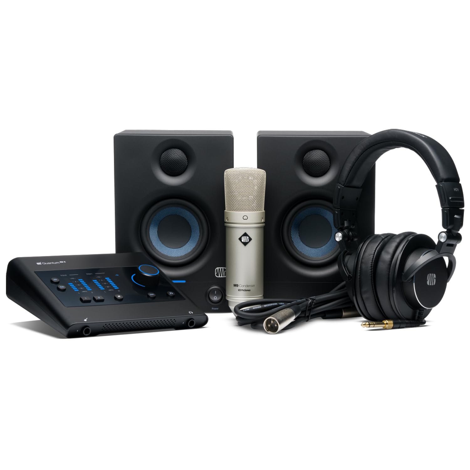 Presonus Quantum ES Ultimate Bundle Recording zestaw ze statywem keepdrum