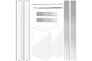 12-Piece Polymer Clay Cutter Tools Kit with Acrylic Roller Pin