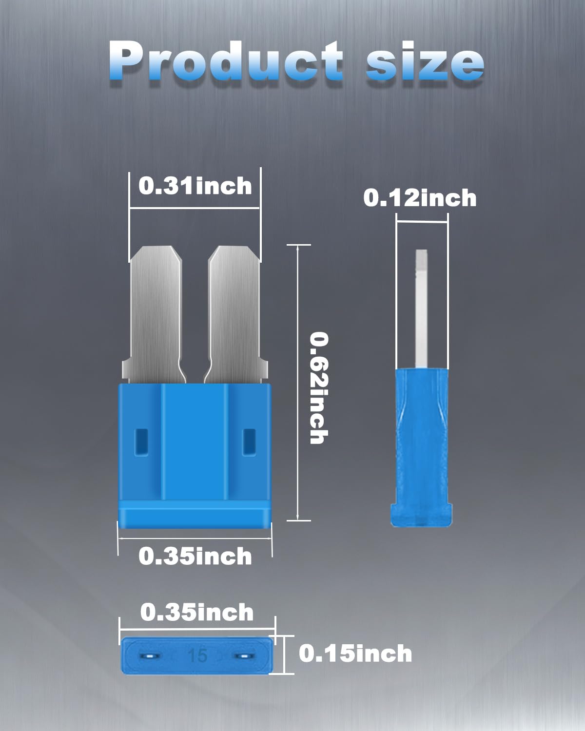 Riseuvo Juego de fusibles micro2 para coche, 126 piezas, micro2 ATR, kit de fusibles de cuchilla para coche, barco, caravana, camión, SUV, repuesto con extractor (5 A, 7,5 A, 10 A, 15 A, 20 A, 25 A