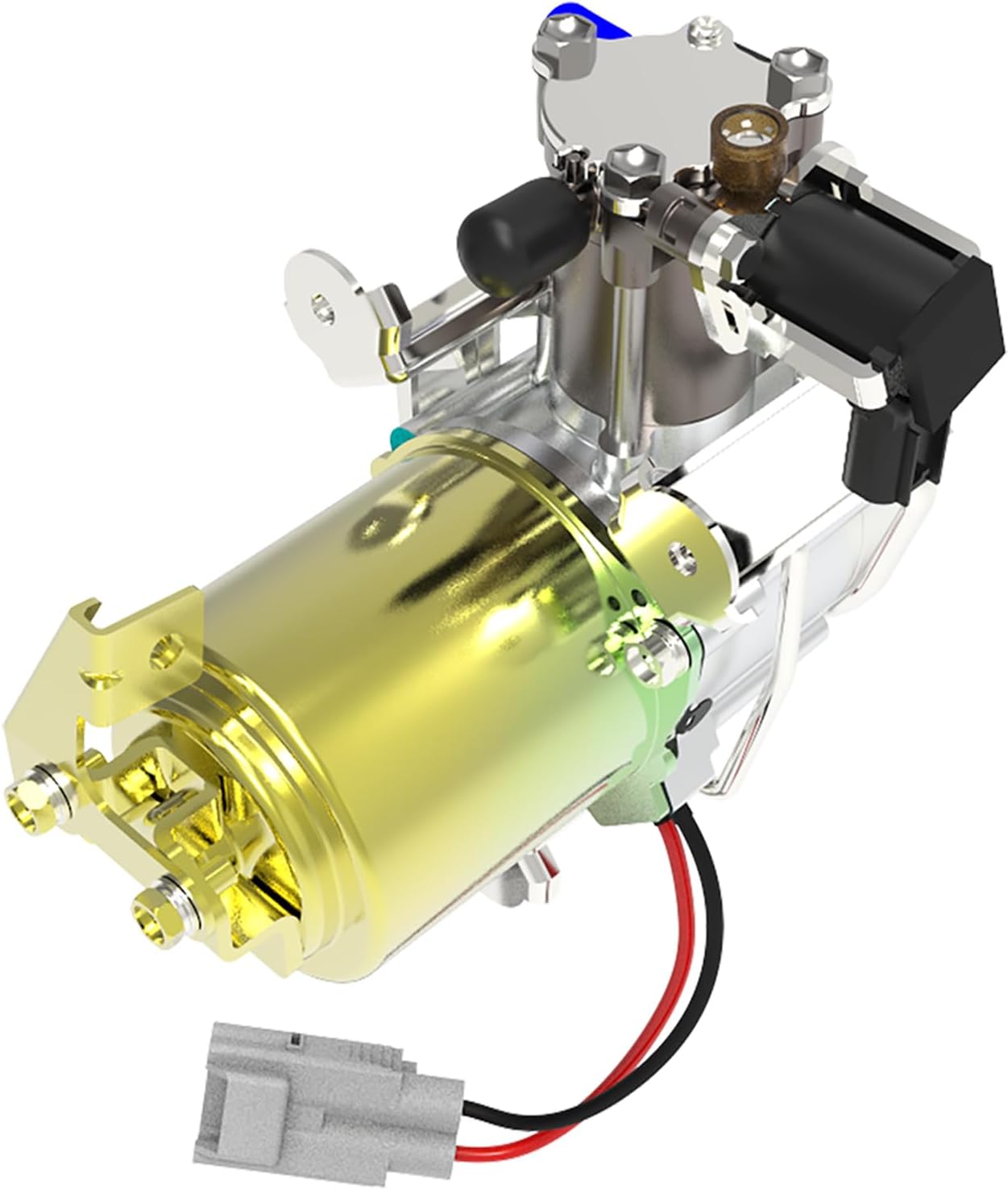 Air Suspension Compressor Pump, Fit for 2003-2013 Toyota Harrier, 2003-2006 Lexus RX300, 2004-2006 RX330, 2007-2009 RX350, Replace# 48910-48010, 4891048010, 4891048011,without dryer