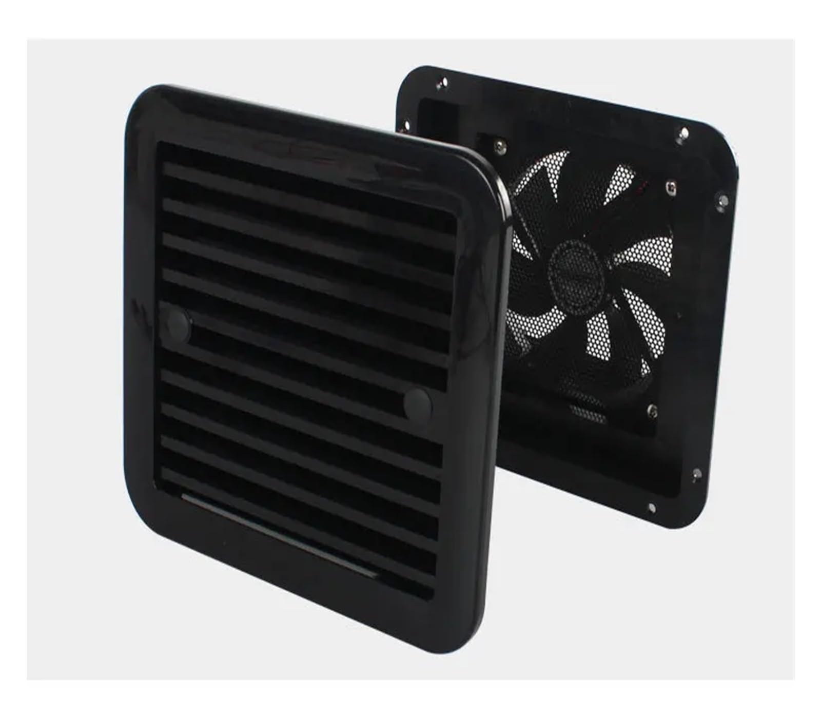 12V 4W Kühlschrank Vent Mit Lüfter for RV Anhänger Caravan Seite Air Starke Wind Auspuff Automobil Zubehör Auto Styling Camper | White Strong winds
