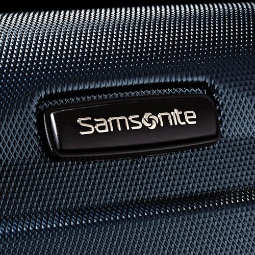 Image of Samsonite Omni Expandable Hardside Luggage with Spinner Wheels, Navy, 2-Piece Set (20 /28), 2-piece Set