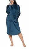 Heat Women's Hooded Cozy Plush Sleep Lounger