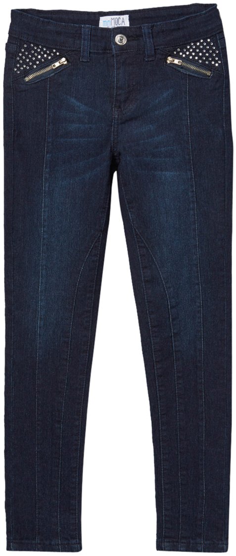 ToBeInStyle Girl’s Denim Easy Styling Classic Timeless Everyday Jeans Zip-Up Closure