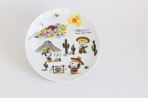 Vista 5 de Alemania México Snoopy Mini plato, juego de 2 patrones