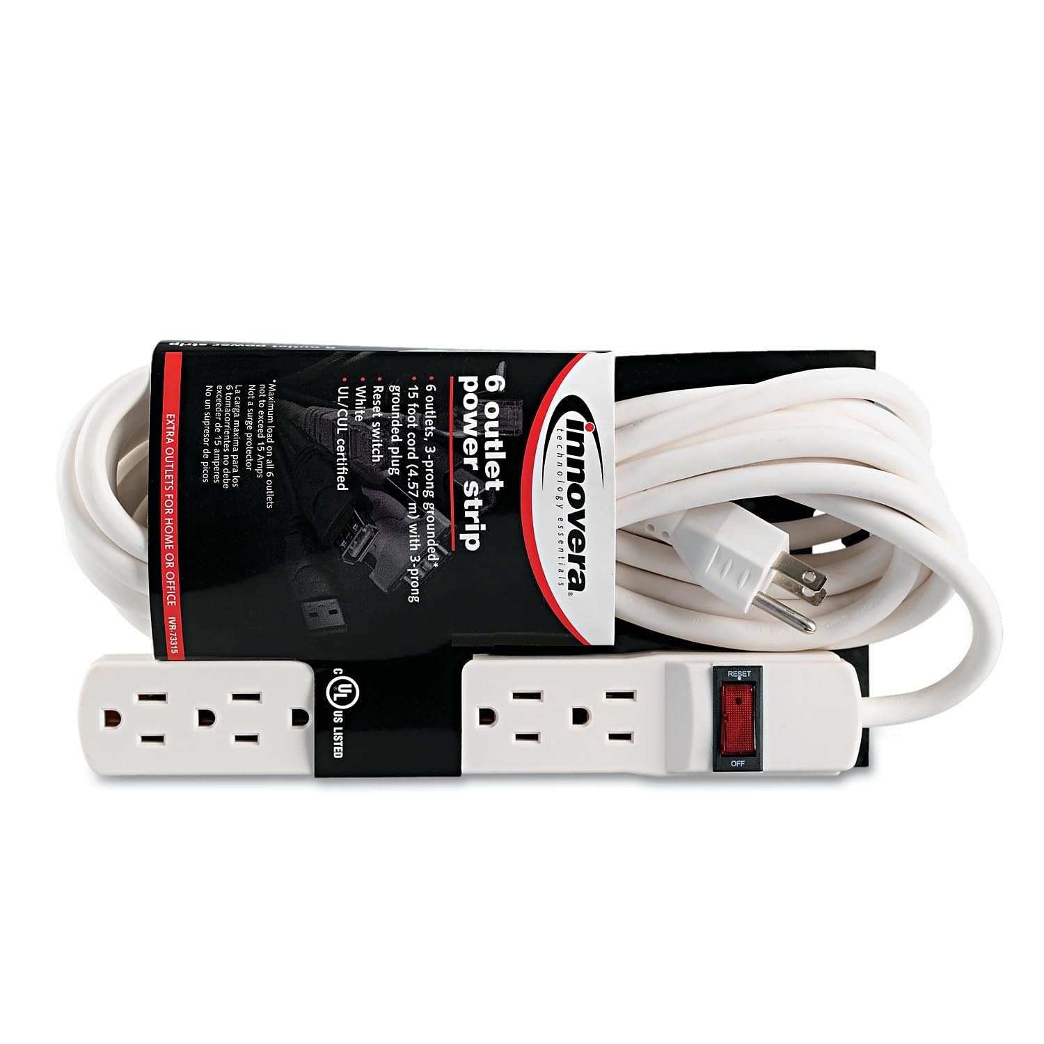 Innovera IVR73315 - Six-Outlet Power Strip