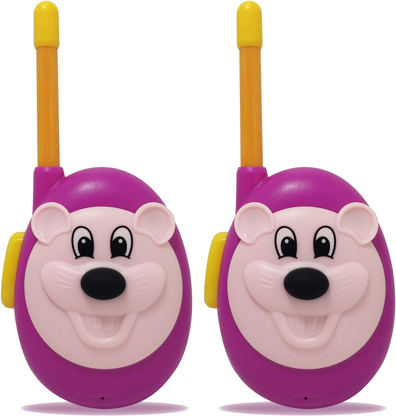 Walkie Talkies for Kids Cute Toy of Age 3-12 Boys Girls Toddler Gift, 2 Way Radio Indoors Outdoors Cartoon Handheld Interphone for Outside Adventure Game, 2 Pack