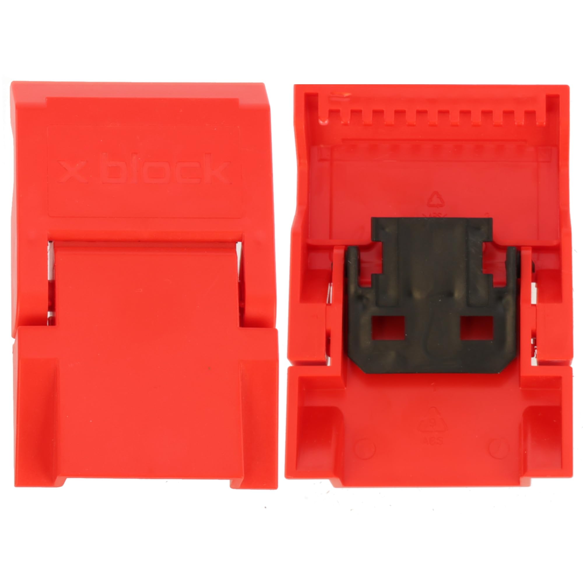 botle 10 Stück. groß Spannverschluss Set Kunststoff Verschluss für Werkzeugkasten X-Block bis 20 cm Toolbox Kistenberg Rot 80 x 125 mm Kistenverschluss Koffererschluss