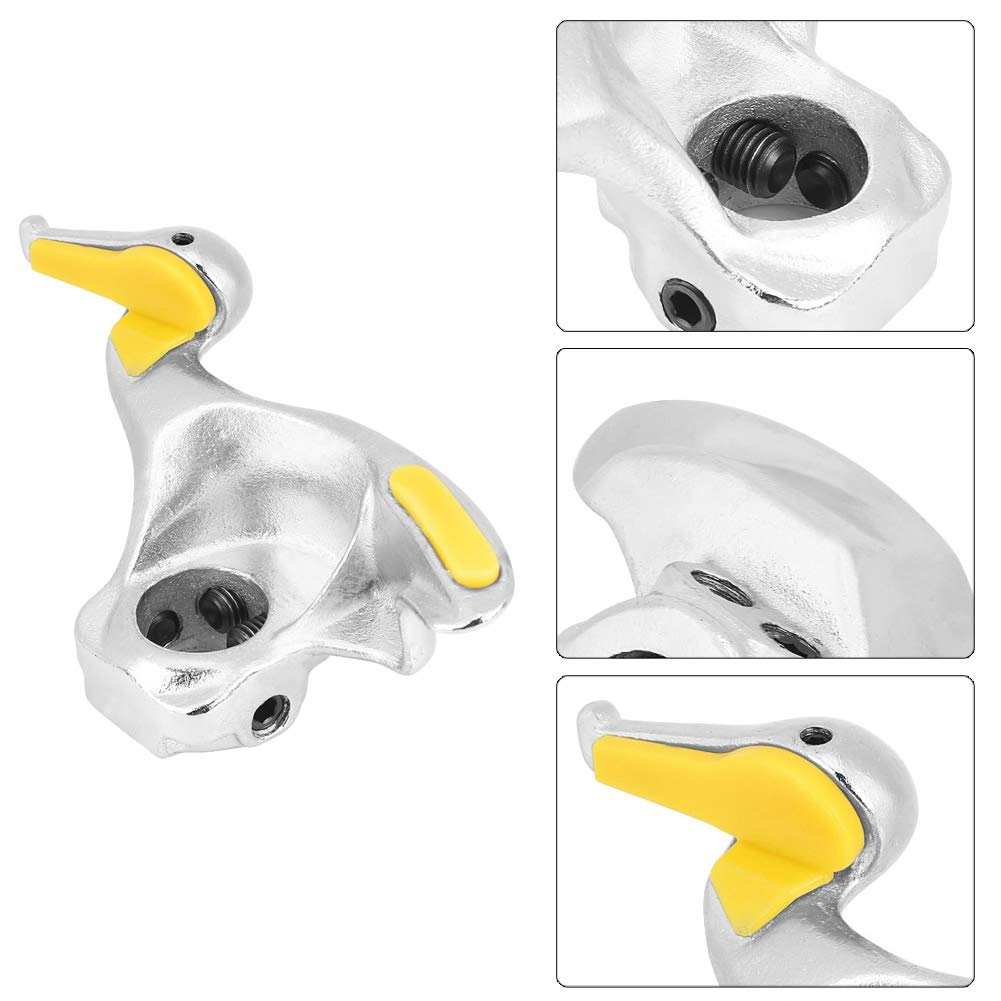 Qiilu 30mm Changeur de Pneu de Voiture en Acier Inoxydable, Montage Démontage Tête de Canard Outil Installation de Pneu Dépose Réparation Gadgets