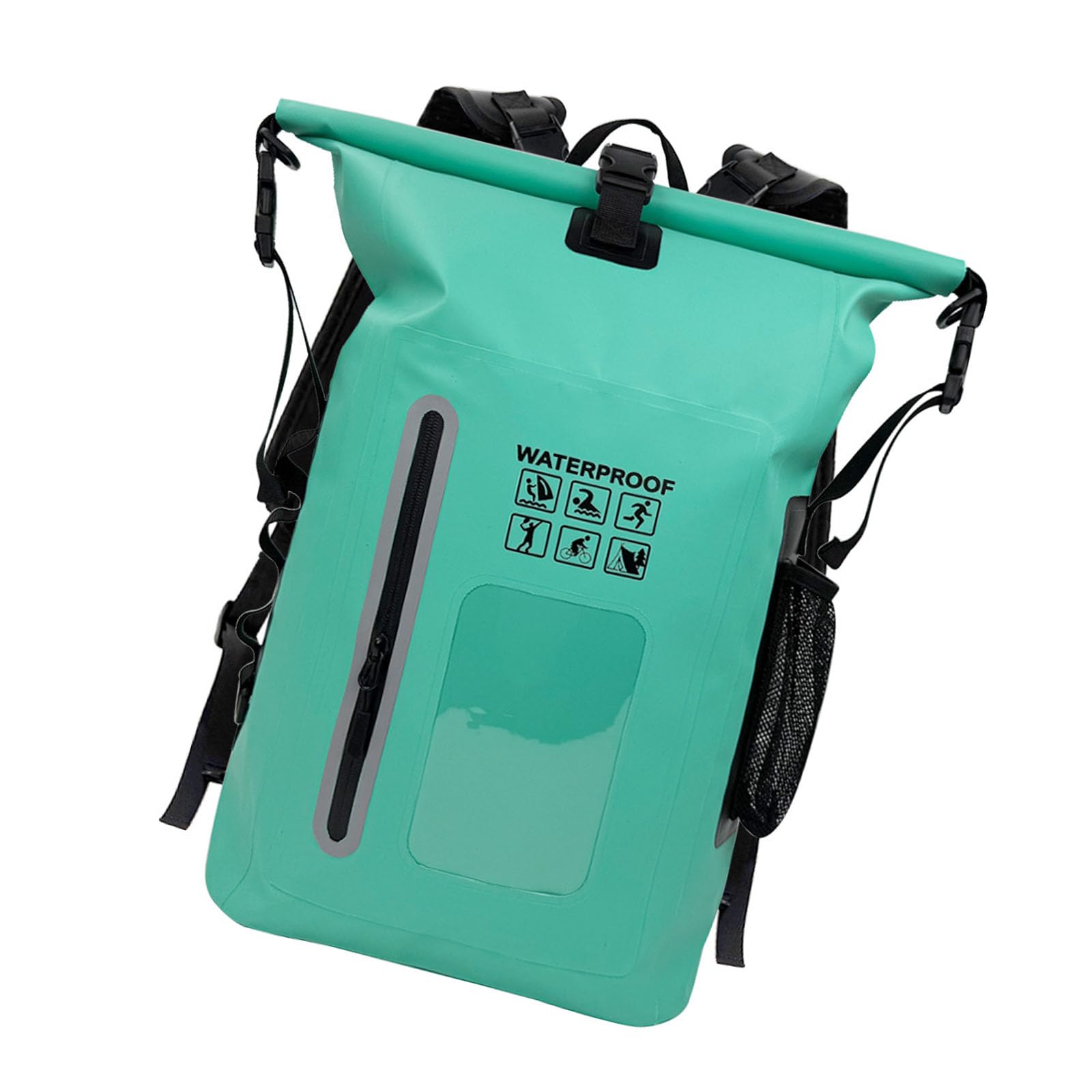 Dry Bags wodoodporny plecak 25 l dla mężczyzn i kobiet, wytrzymały, amortyzowany plecak turystyczny do pływania kajakiem, pływania łodzią, wiosłowania, wędkowania