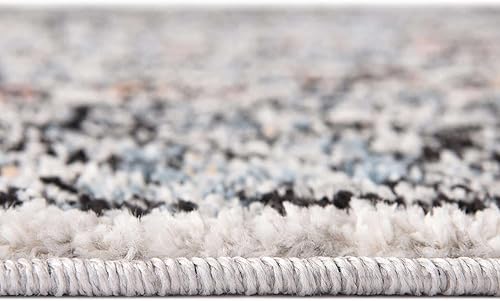 Miniatura 4 de Unique Loom Aramis Collection - Alfombra rectangular de 9 pies x 12 pies, color negro