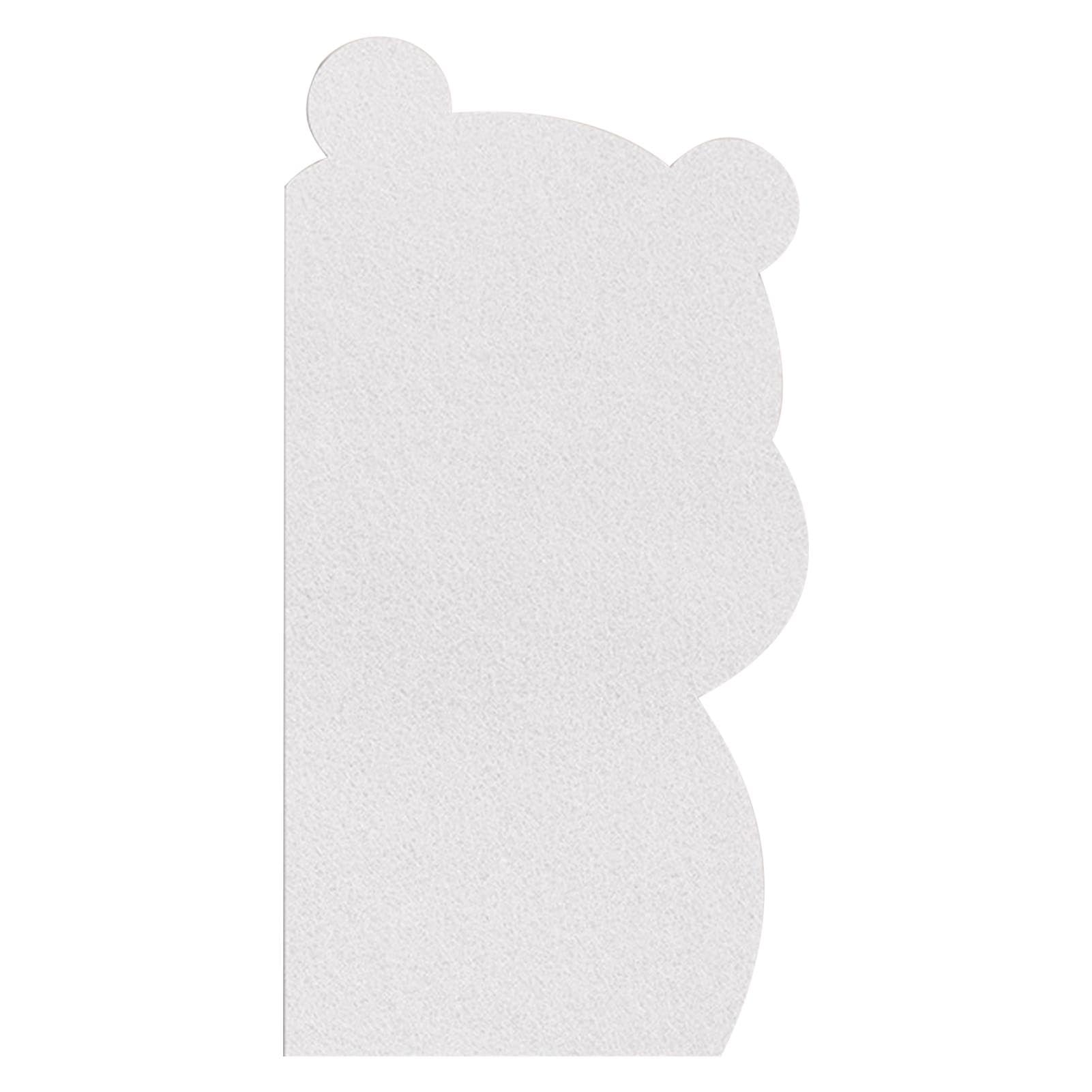 Bacheca in feltro per parete, bacheca in feltro - Scheda di visualizzazione di immagini di piastrelle da parete in feltro a forma di orso - Pannello pubblicitario a parete con supporto per foto