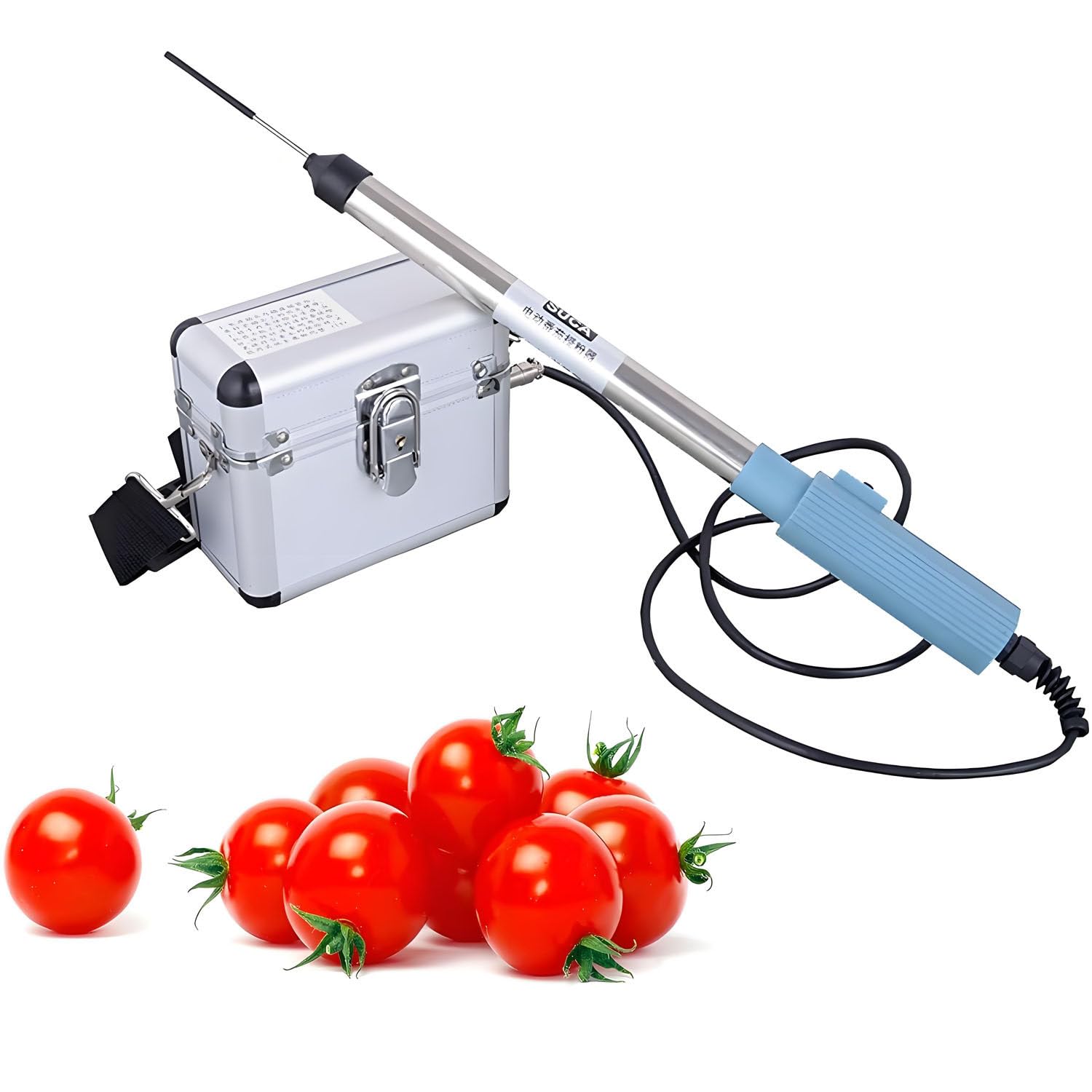 AiODiO Portable Electric Vegetable Pollinator, Electric Tomato Pollinator, 10 Hours Standby,4800 RPM, Easy to Install,for Tomatoes,Peppers,Strawberry,Cucumber