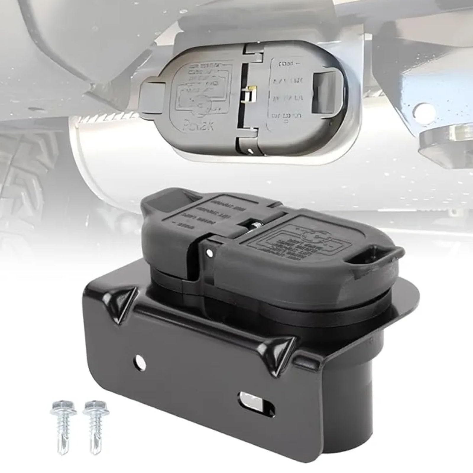 Way Trailer Conector mazo de cables con 4 pines planos adaptador para enchufes USCAR, camiones y remolques