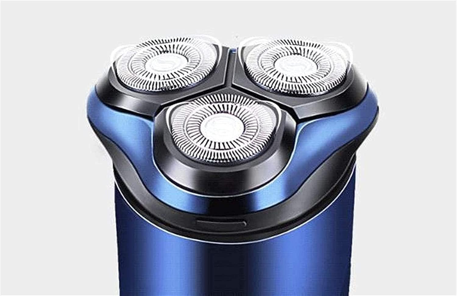 Electric Shavers for Men, Mens Electric Razor, Beard Trimmer, Dry Wet Waterproof Man Rotary Facial Shaver Face Shaver, USB Rechargeable (Black)