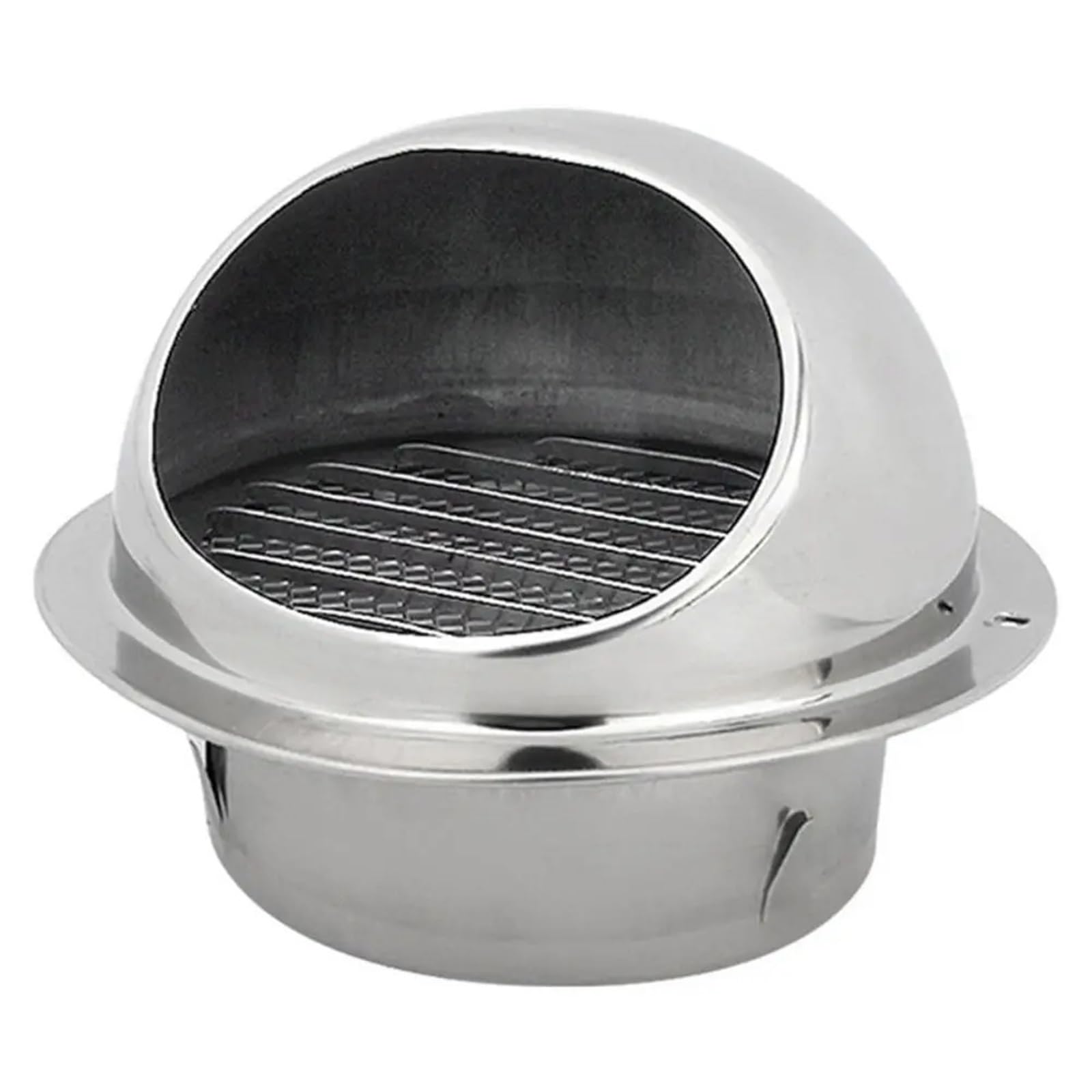 Grille ventilation 150mm étanche pour évacuation murale sans infiltration