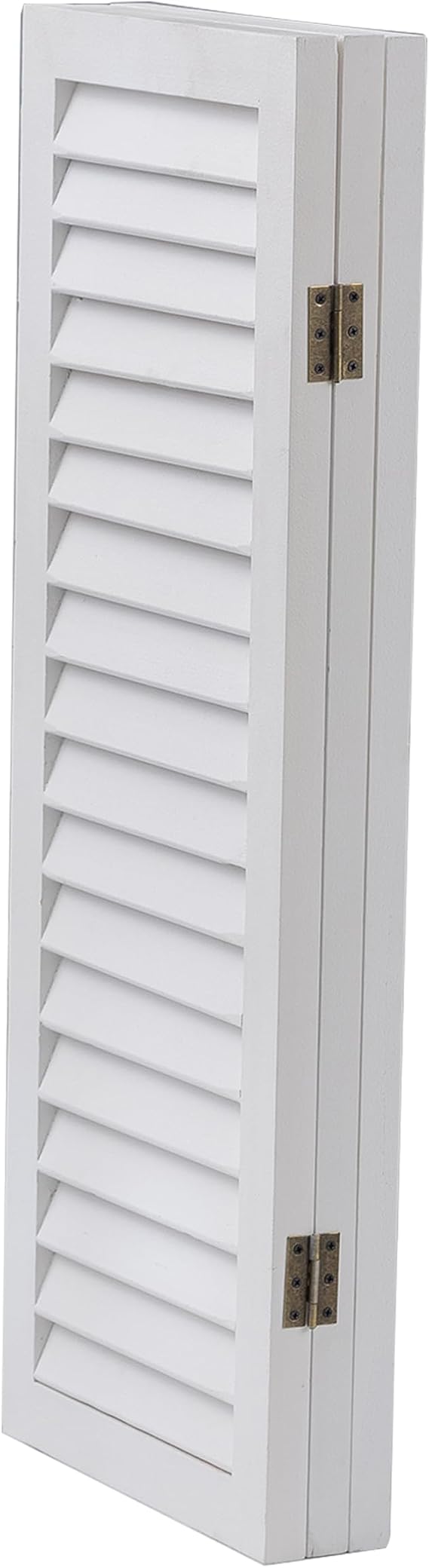 3 Panel Short Folding Room Divider White, 81 cm Tall Room Dividers Free Standing Woood, Foldable Wall for Home Bedroom Office