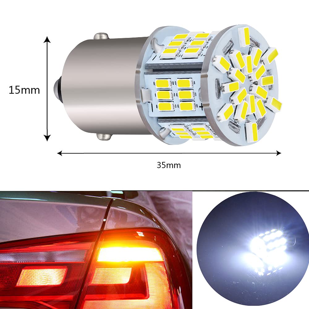 Amazon | NAKOBO S25シングル 12V-24V G18 LED P21W BA15S バルブ LED