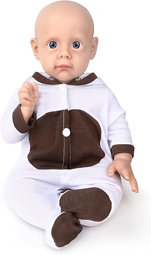 Vollence Muñecas realistas de silicona de cuerpo completo de 20.5 pulgadas, no muñecas de vinilo, muñecas de cuerpo completo de silicona recién