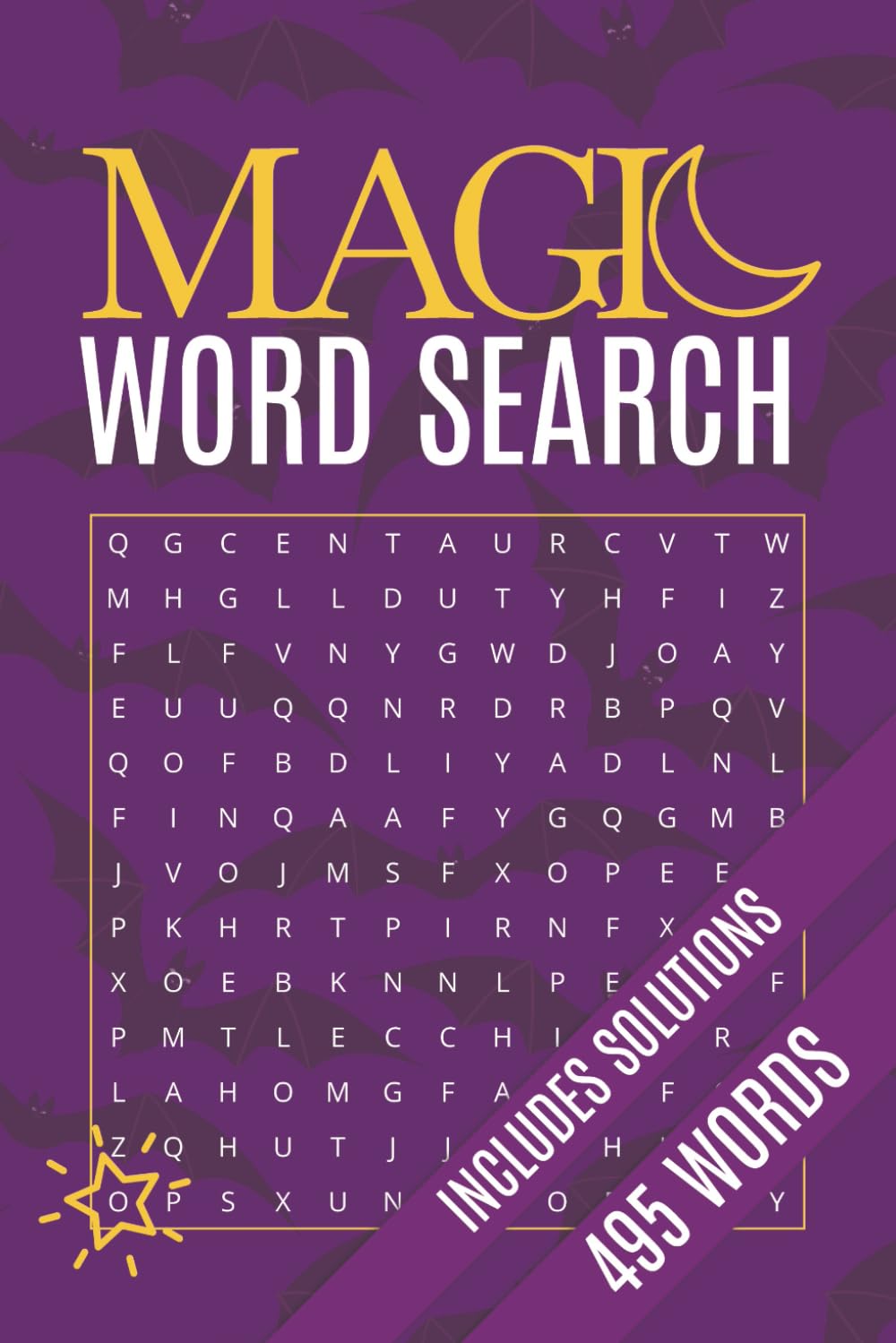 Magic Word Search: 50+ Puzzles about Magic, Cosmos, Dreams and more! | 495 words and 110 pages | Gift for Teens & Adults