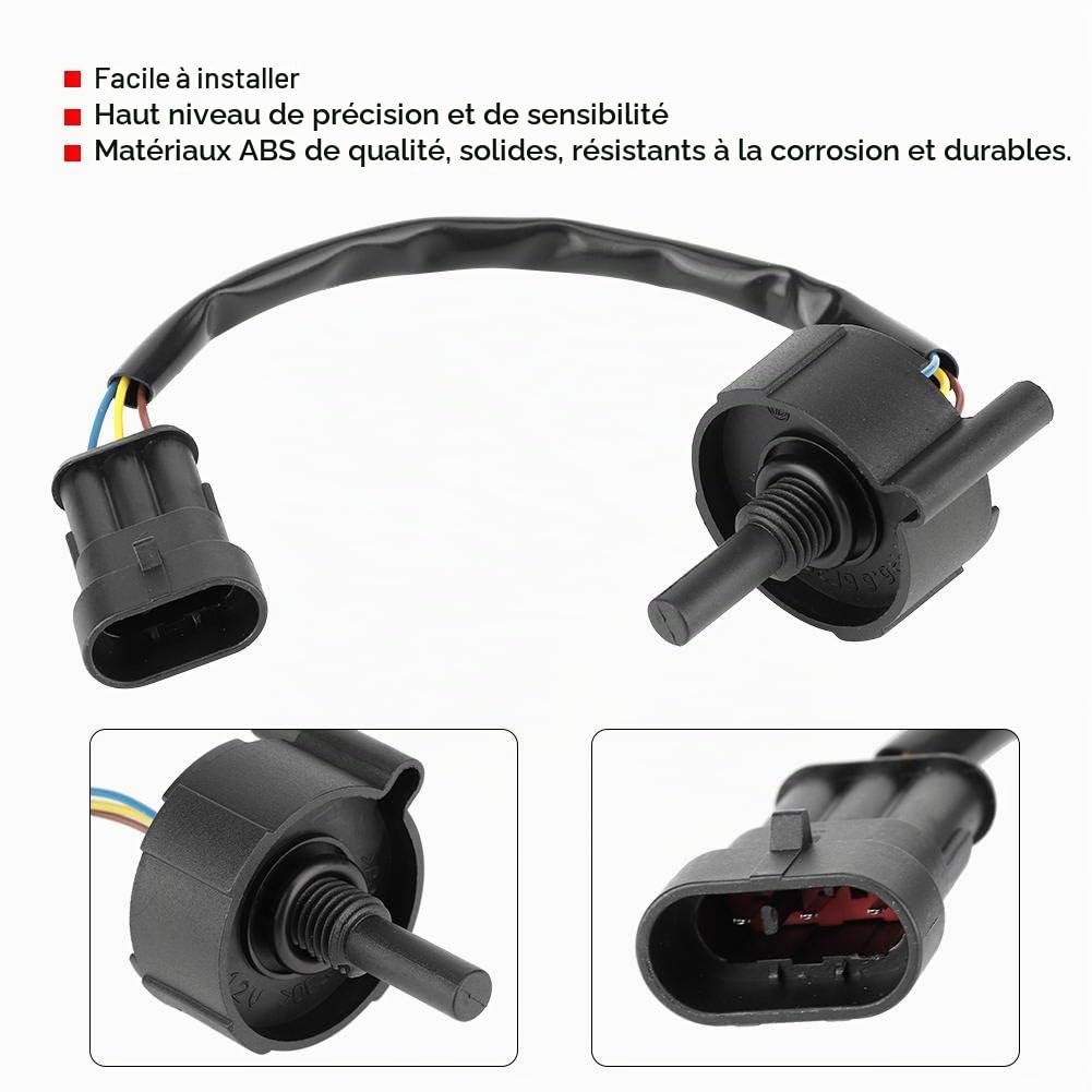 Capteur d'eau de filtre, capteur de carburant de voiture automatique Séparateur d'huile et d'eau Séparateur d'eau de carburant 12762673