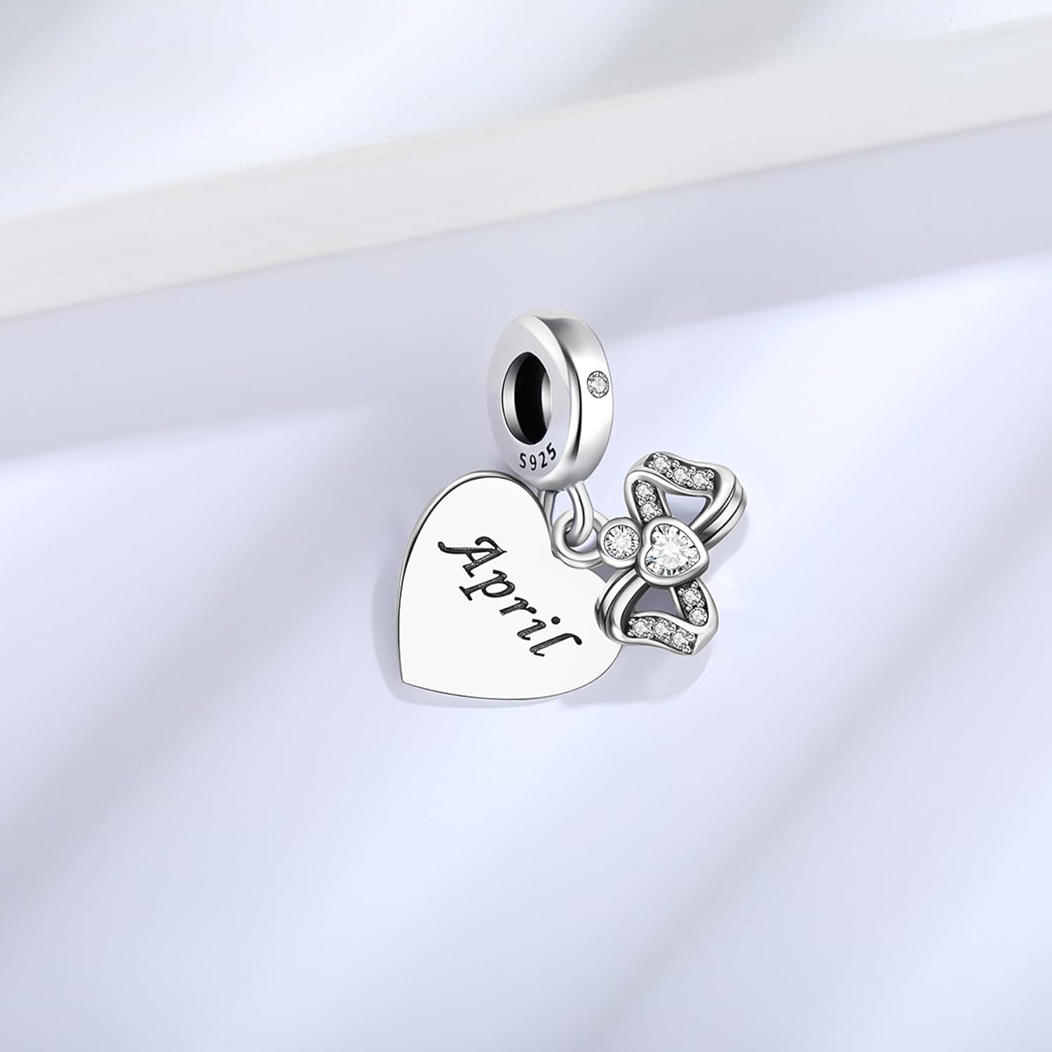 Birthstone Charms 925 Sterling Silver Charms Fit Pandora Charms Bracelet Fit Wife Mother's Day Christmas Birthday Gift - Image 2