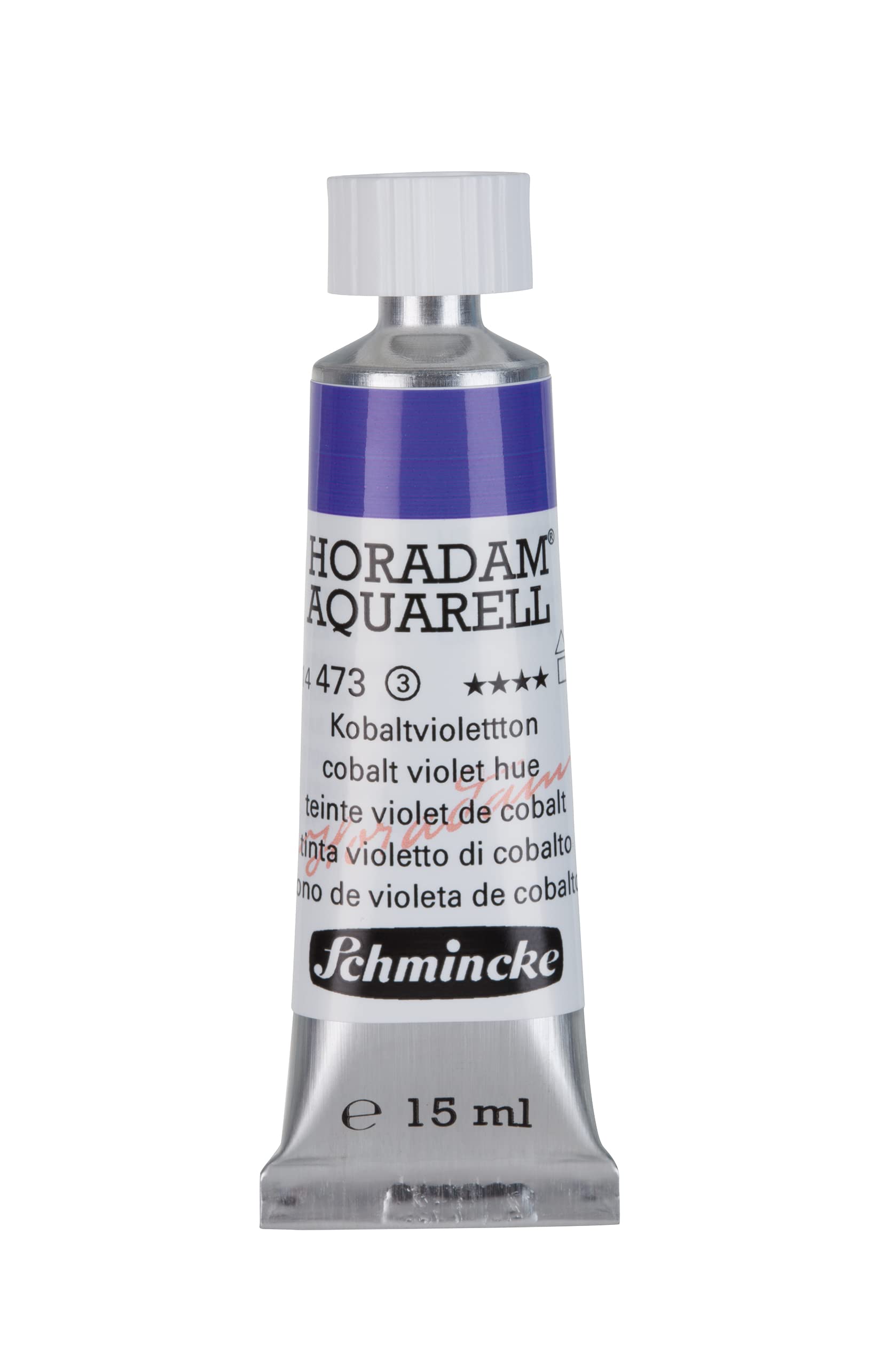 Schmincke - HORADAM® AQUARELL - Aquarelle D'artiste Très Fine, Violet De Cobalt - 15 Ml