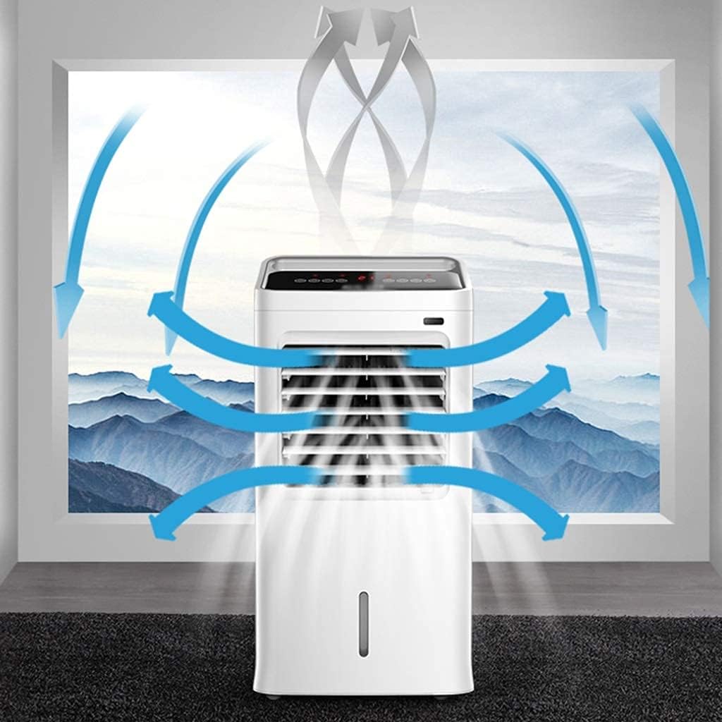 Air Cooler for Home Office Air Coolers Evaporative Coolers Humidifier Air Conditioner Whit Remote Control Misting Evaporativ Portable Small Fan and Bladeless Noiseless Fan for Office Dorm