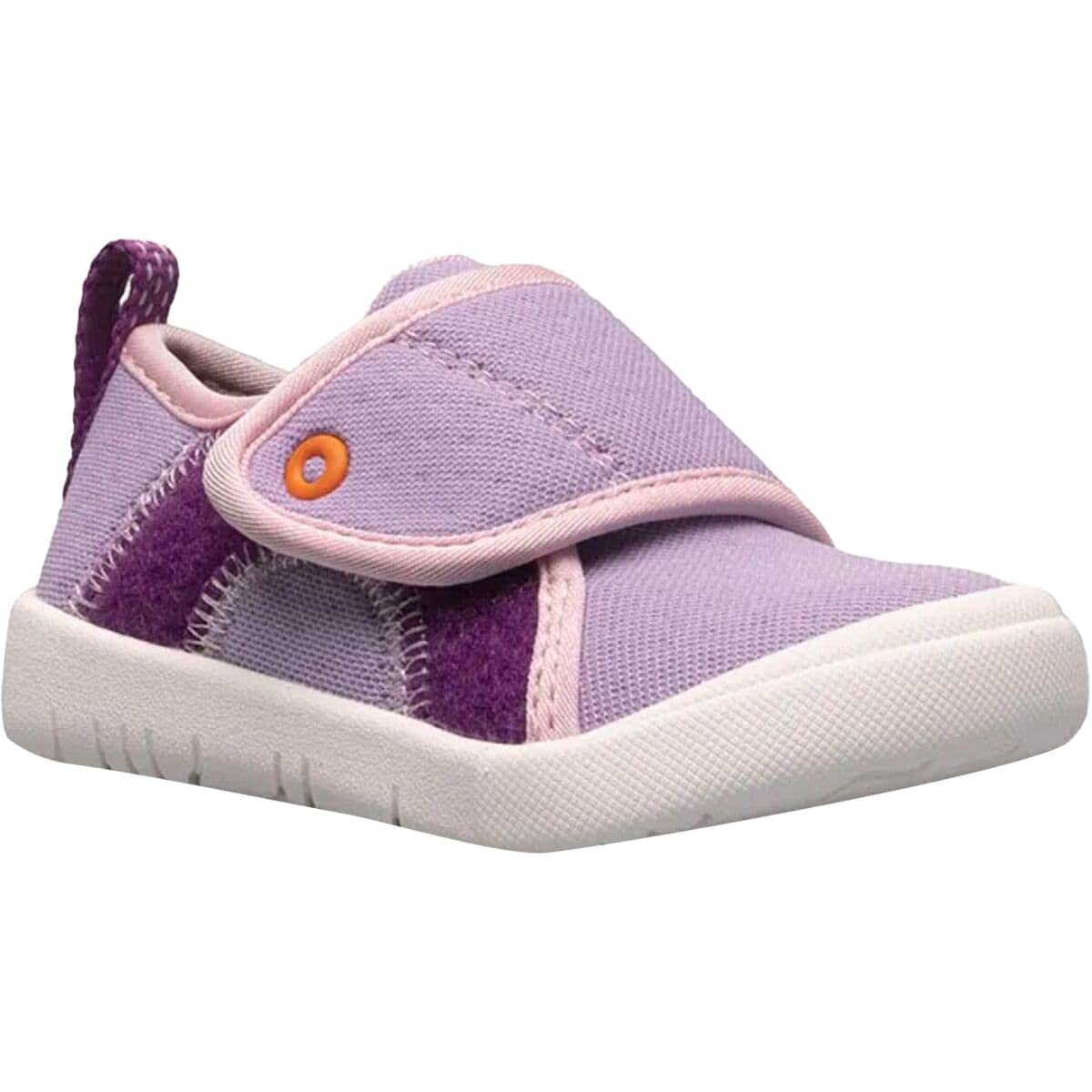 Bogs Kids Baby Kicker Hook and Loop Shoe, Lavender, Size 5 Toddler