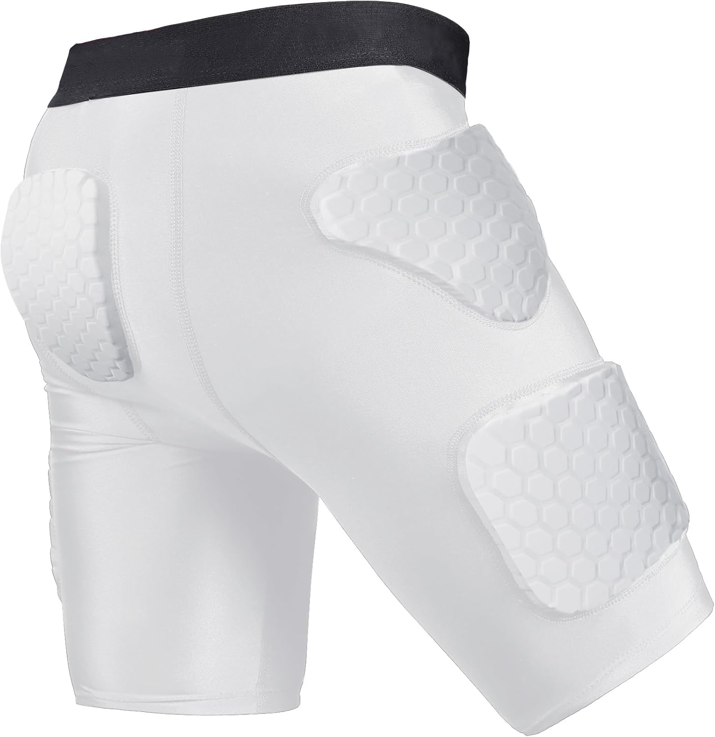 Diamemon 5 Pad Football Girdles for Men Adult Padded Shorts with Thigh Hip Protectors for Basketball Lacrosse