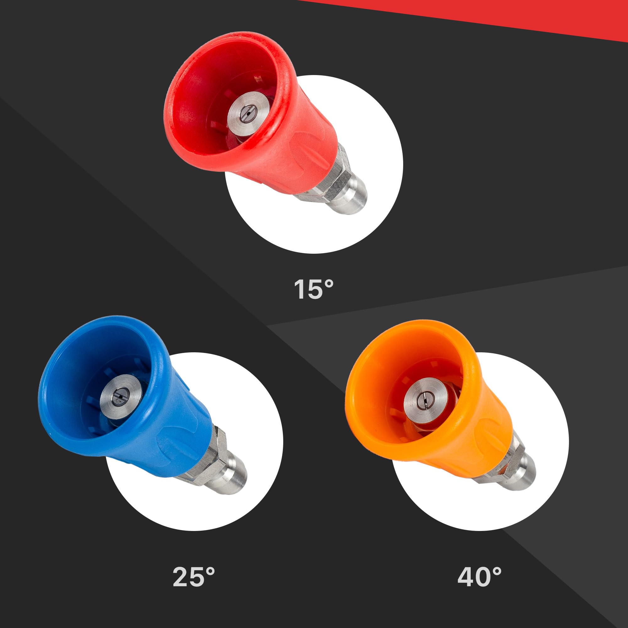 Premium Stainless Steel Spray Nozzle Set