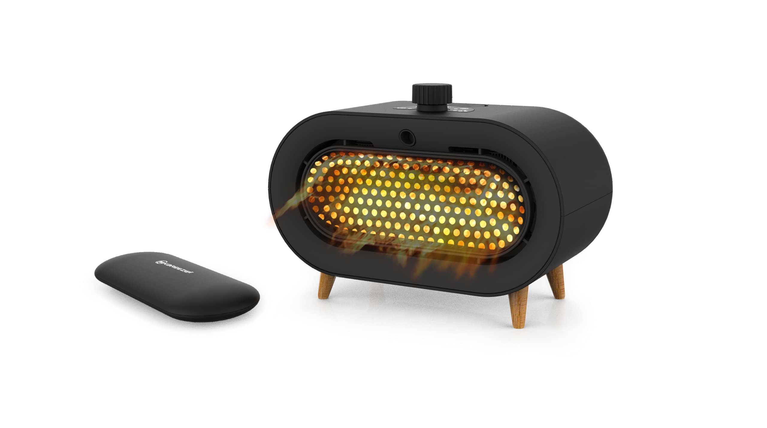 Photo 1 of MKBREEZE Space Heater with Humidifier Function, PTC Ceramic Heater with 4 Modes, with Detachable Hand Warmer for Home/Office