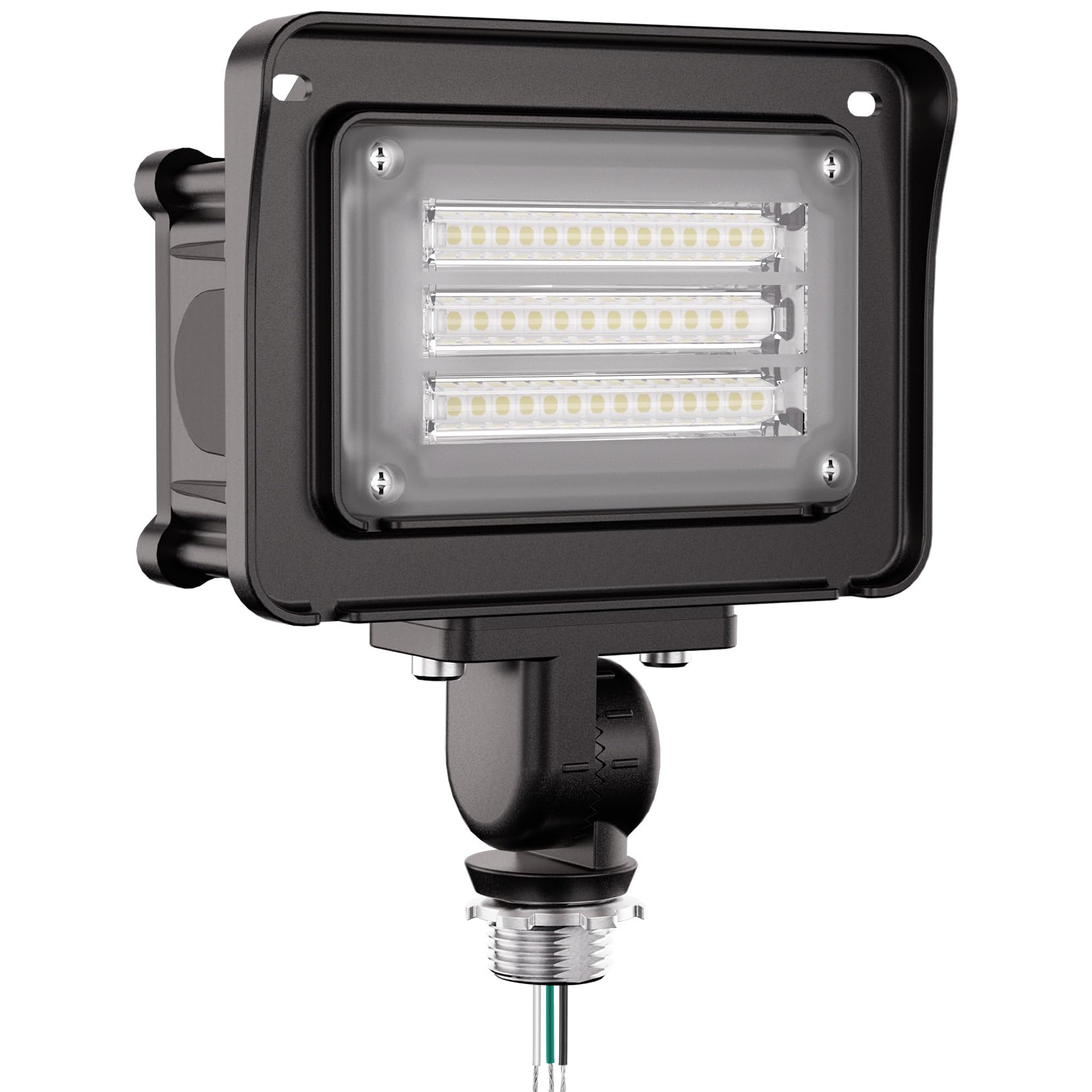 Hid Outdoor Flood Lamps HiBay LED Dusk To Dawn Photocell Wall Pack