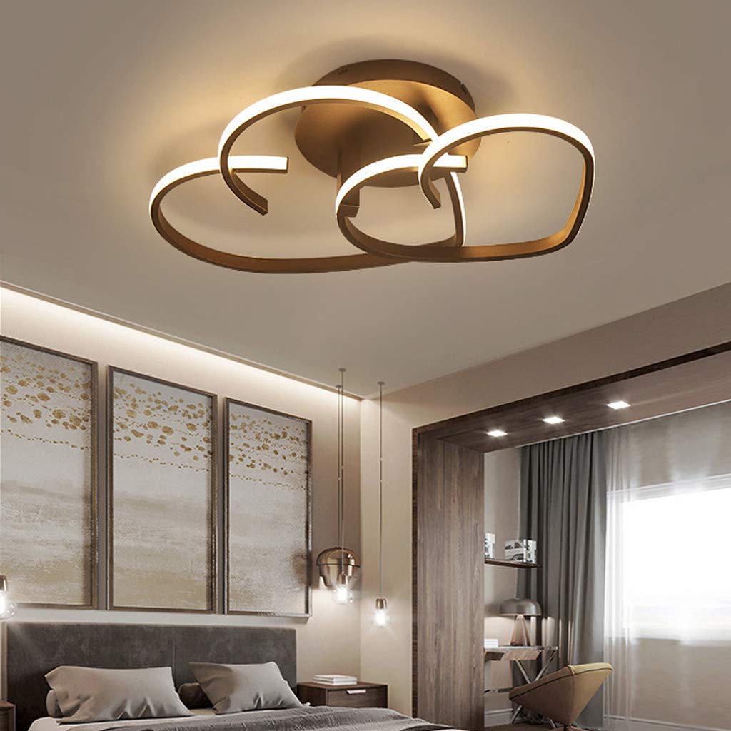 Lampa sufitowa LED, ściemniana, lampa do pokoju dziecięcego, dla dziewcząt, do sypialni, lampy z pilotem zdalnego sterowania, miłość serca, designerska lampa akrylowa, metal, lampa sufitowa do kuchni, jadalni, dekoracja, 55 cm