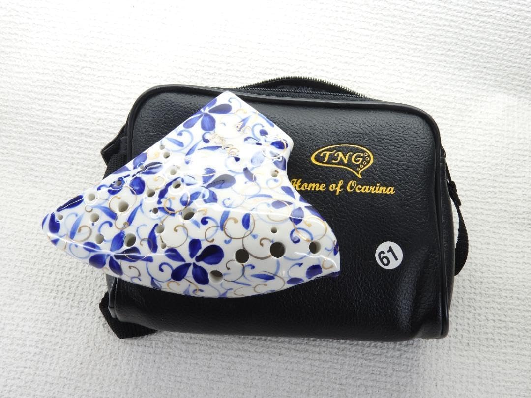 TNG トリプルオカリナ 青花瓷 中音C（AC）最高級手書き絵付け TNG トリプルオカリナ 青花瓷 中音C（AC）最高級手書き絵付け NIGHT