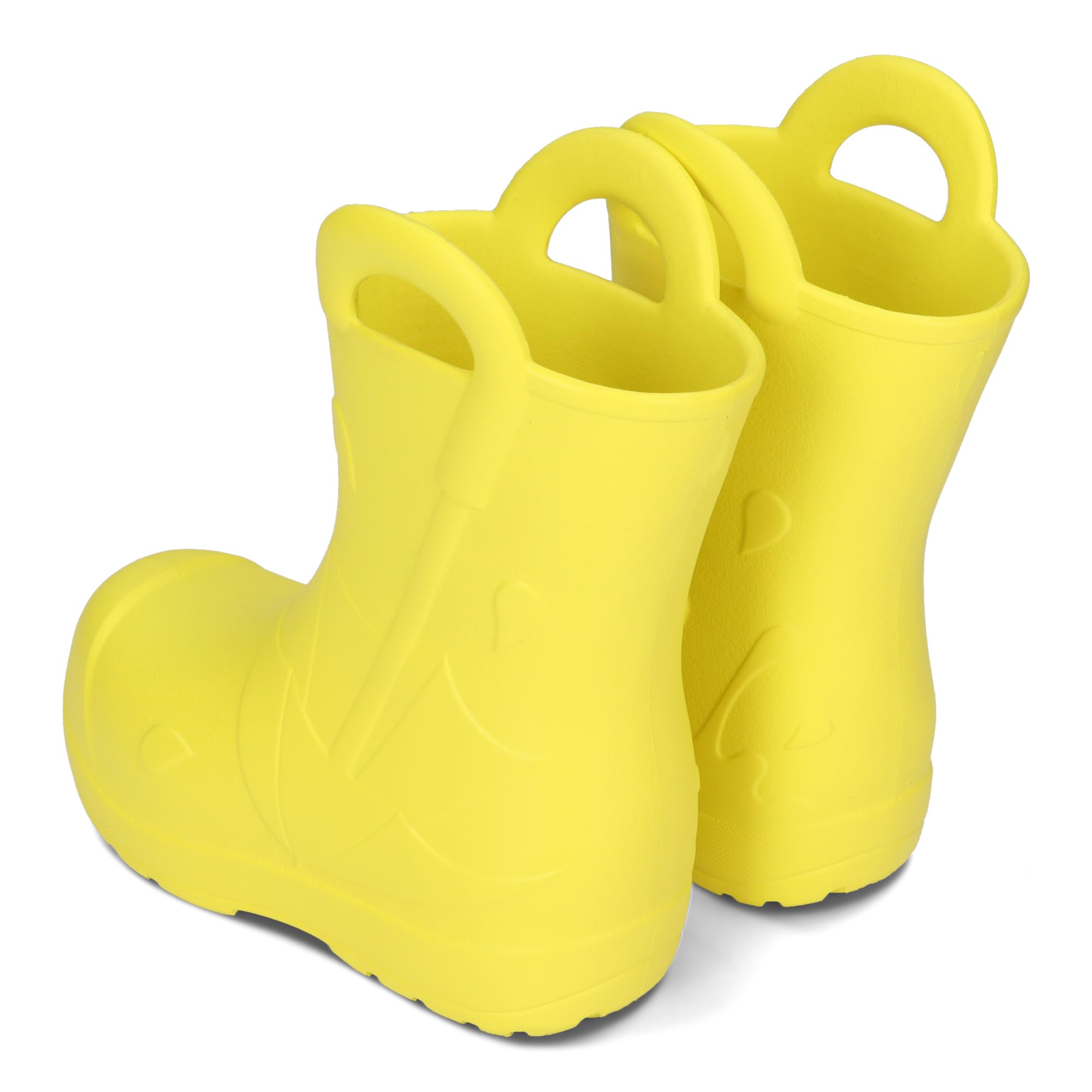 Stivali di gomma per bambini in EVA con impugnature, ultra leggeri, impermeabili e antiscivolo, 22/23-34/35.