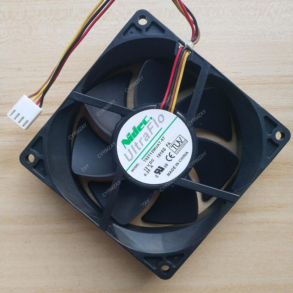 Nidec Ultraflo 120mm 冷却 ファン CPU強力ファン 5個 Nidec Ultraflo