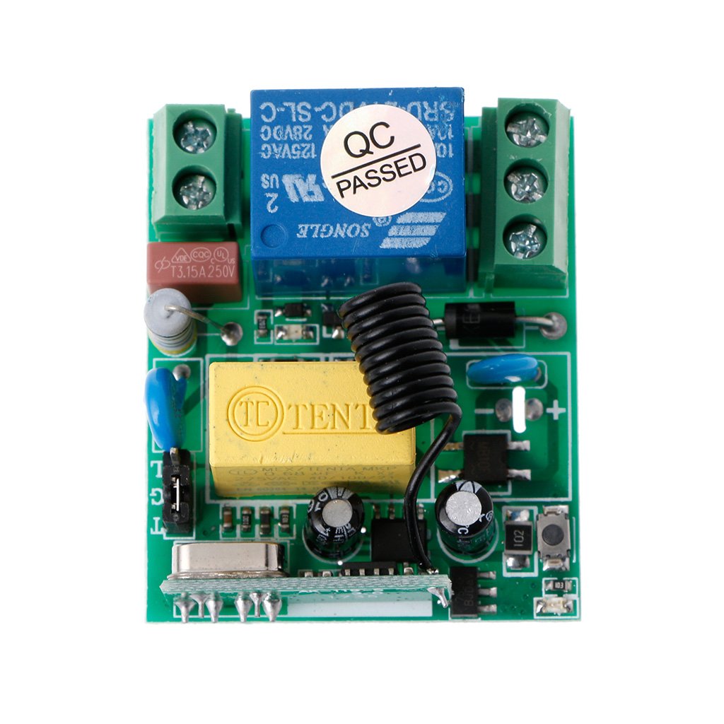AC 220 V 10 A 1 CH RF 433 MHz telecomando ricevitore + kit trasmettitore
