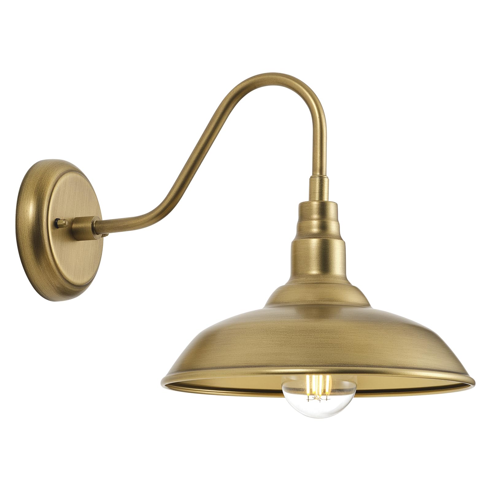 GOALPLUS Brass Gooseneck Barn Light