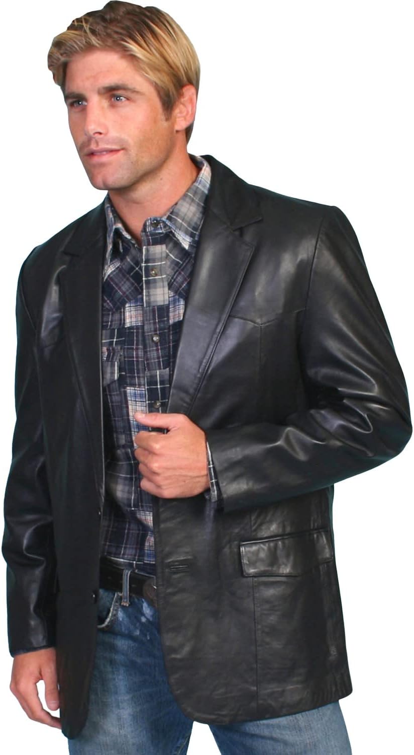 Scully Mens Lamb Leather Blazer