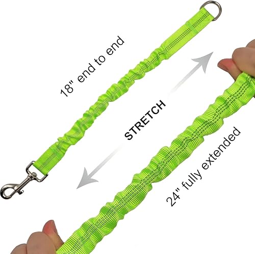 Miniatura 5 de BTINESFUL Cuerda de amarre para perro de 30 pies + extensión de correa elástica para perro