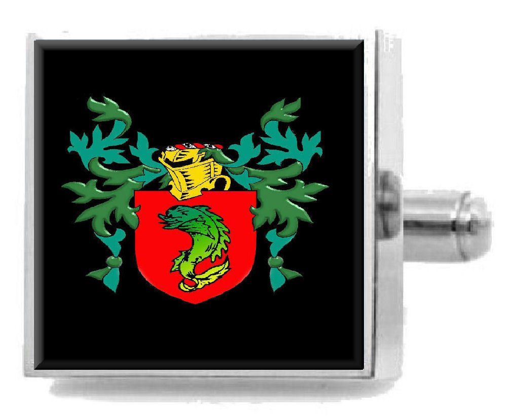 Clip para Corbata con Escudo James England de Metal Plateado 5
