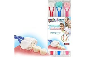Softer Feel Sensory 3-Sided Toothbrush for Autistic Care