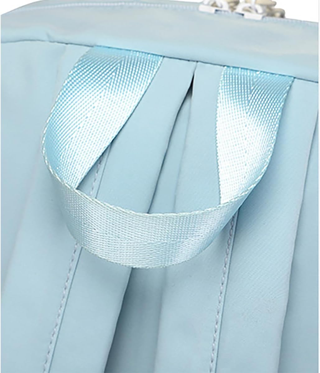 Backpack Cute Anime Student Schoolbag Cartoon Casual Travel Bag for Boys and Girls School Season Backpack (Blue)