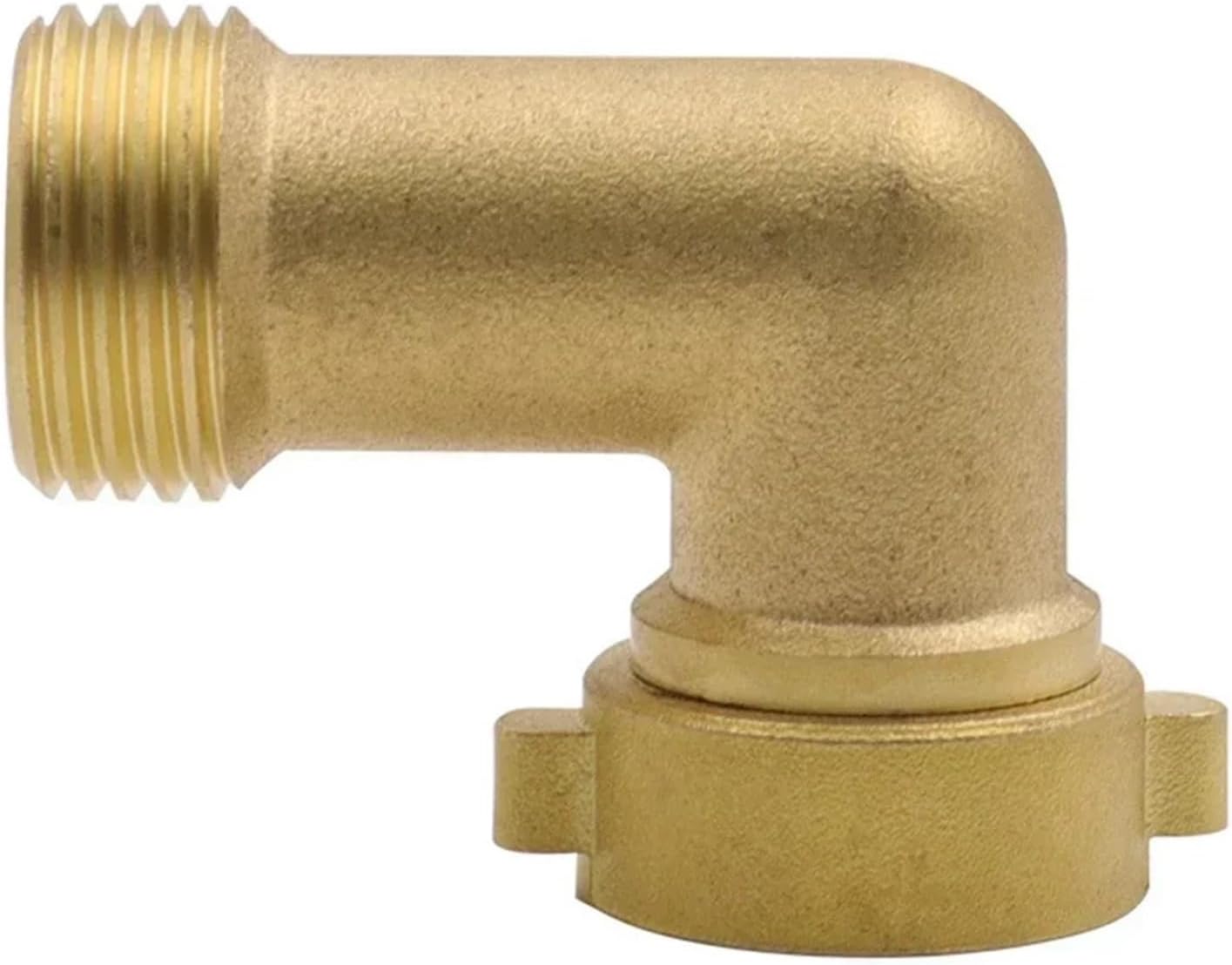 Hose Elbow 7pcs Connector Hose Elbow Angled Brass Fitting 3/4 Inch 90 Degree For Garden Interface for RV Water Hookups