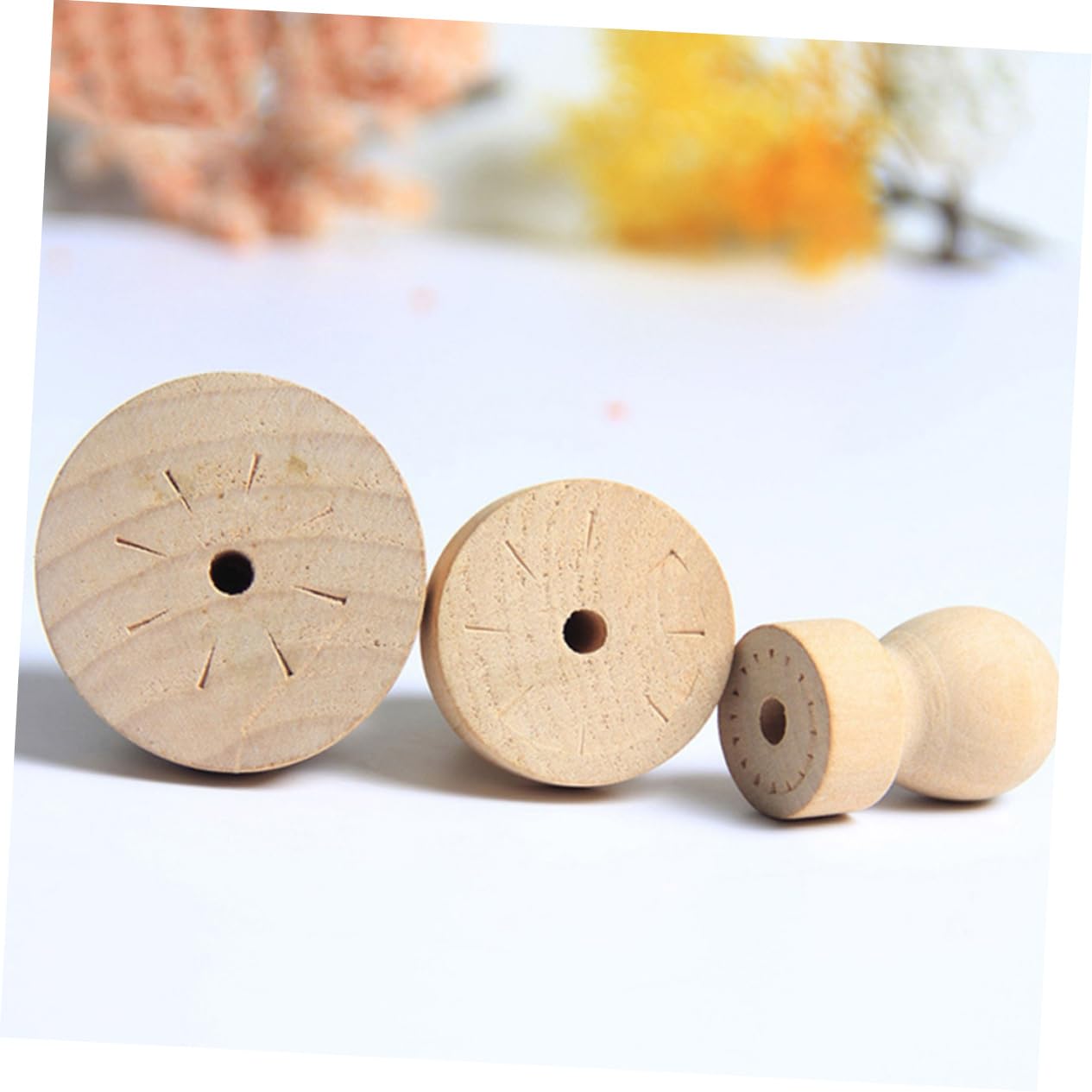 Hohopeti 36stücke Holzgriff Für Wachsstempel Ersatzteile Für Siegelstempel Praktische Stempelgriffe Für Hochzeiten Und -projekte