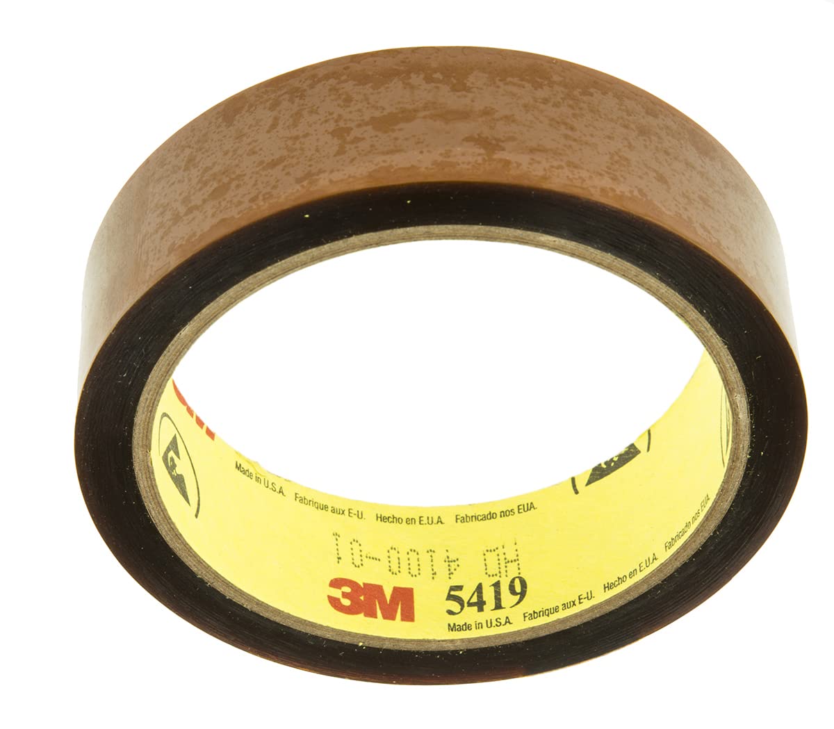 3M Scotch 5419 Polyimid-Folie Isolierband Gelb, Stärke 0.07mm x 25mm x 33m, -73°C bis +260°C