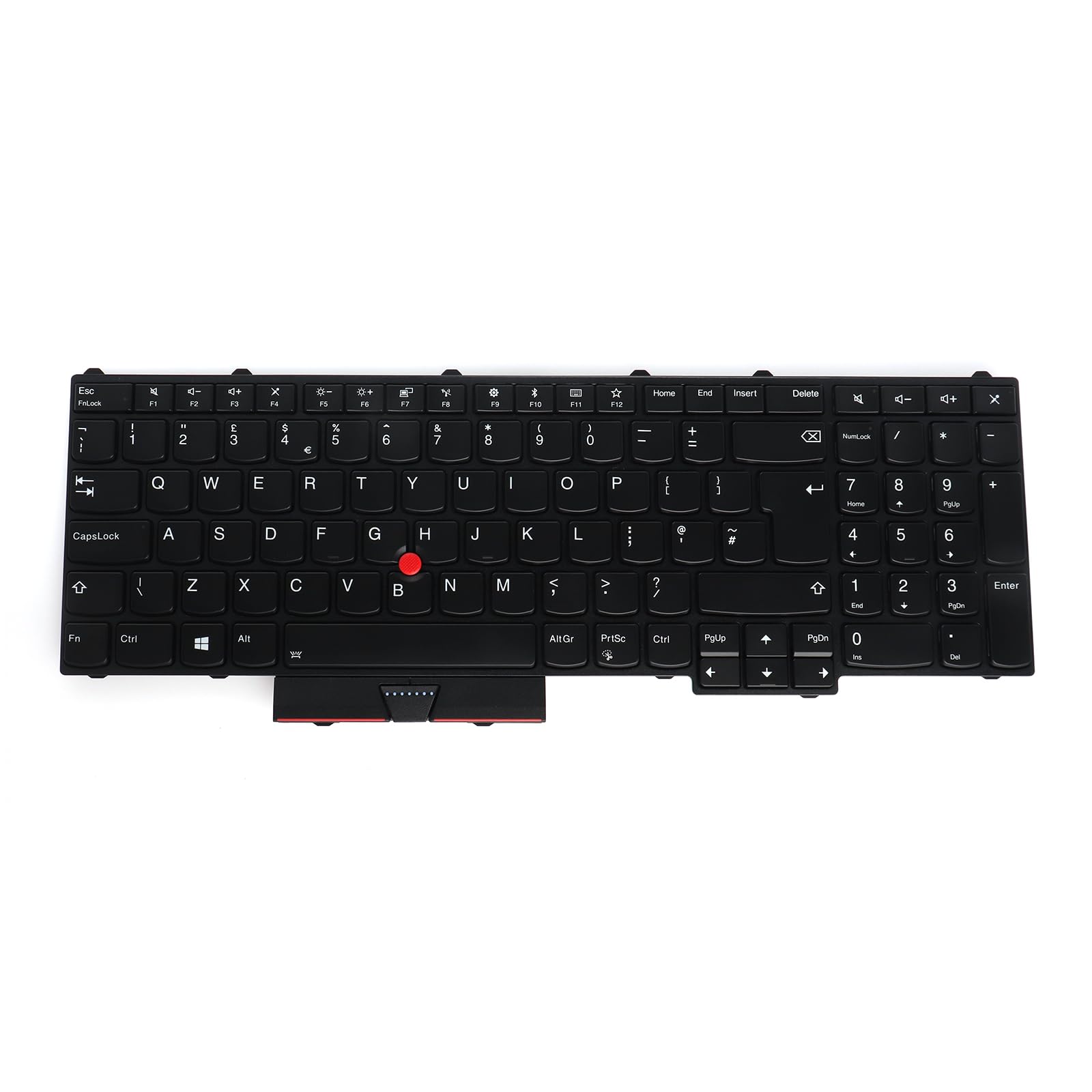 LeFix UK GB Tastatur mit Hintergrundbeleuchtung, Ersatz für Lenovo Thinkpad P50 P51 P70 P71 Notebook-PC