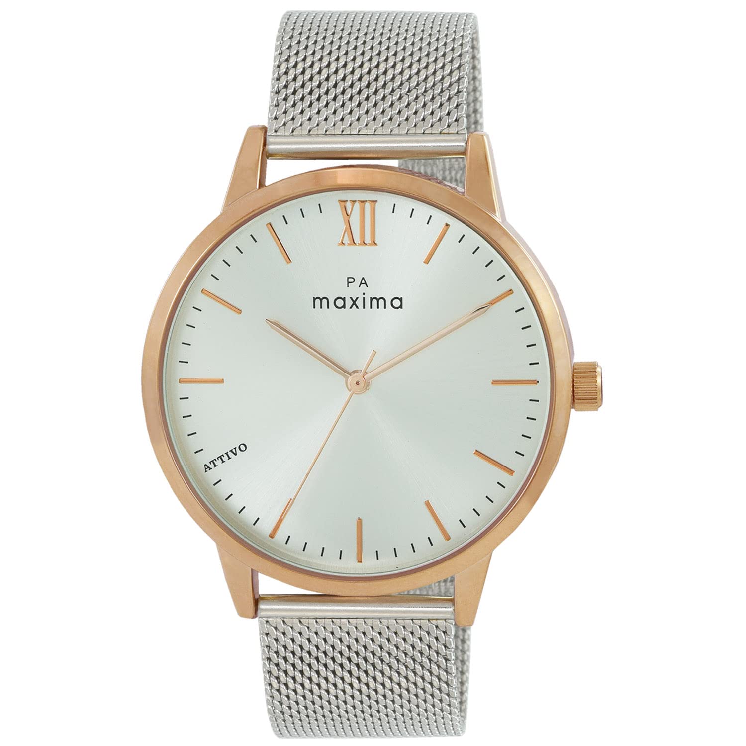 Maxima Stainless Steel Attivo Collection Analog Silver Dial Men Watch-O-66680Cmgt, Silver Band (B0B3D4TL96) Amazon Price History, Amazon Price Tracker