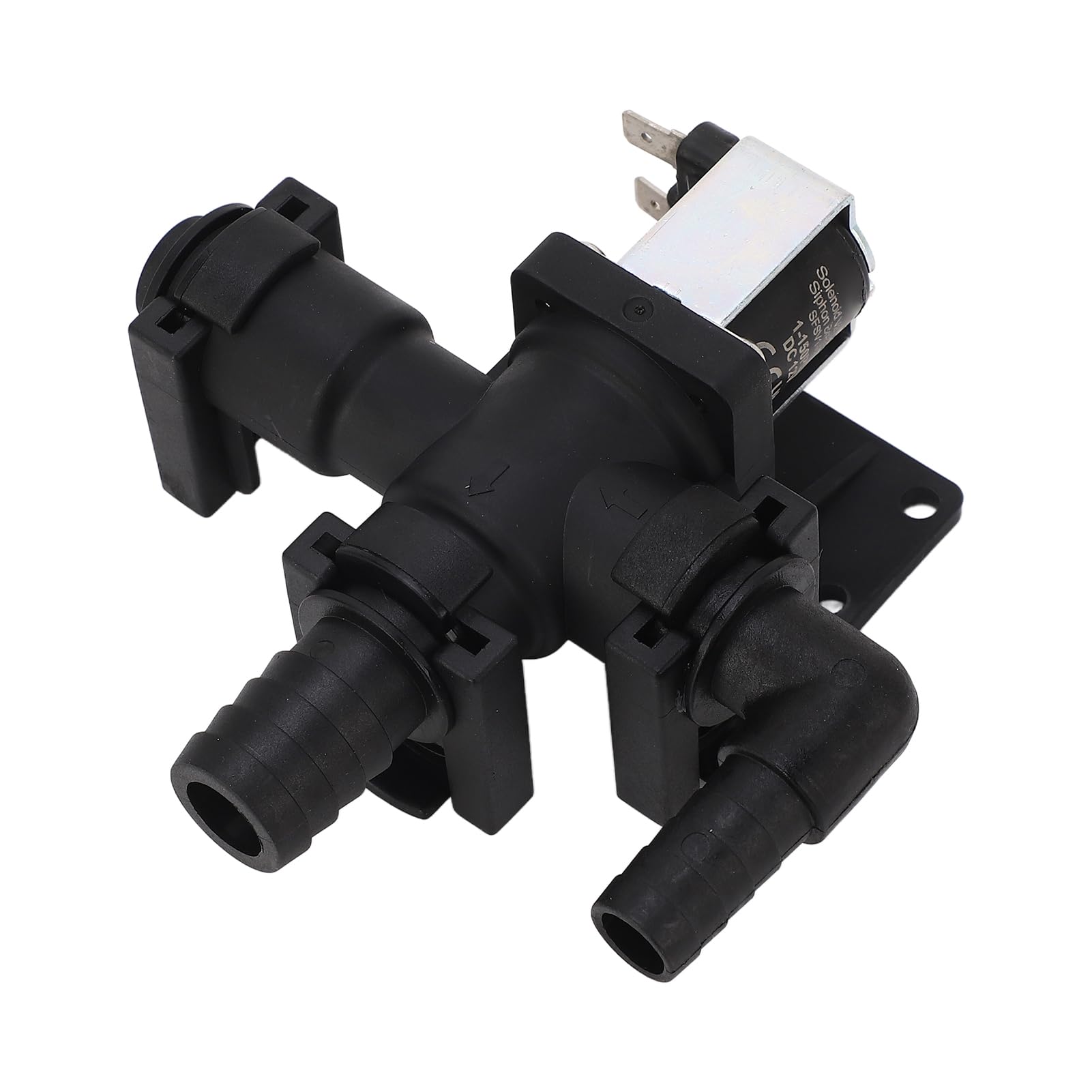 Solenoide de Control de Agua, 9W 1 150PSI Solenoide de Inodoro a Presión con Válvula Disyuntor de Sifón para Barco Marino RV Yate, Compatible para RV, Yate, Bote Pequeño e